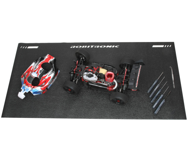 R13006 - Robitronic Pit Mat "Black Rack"