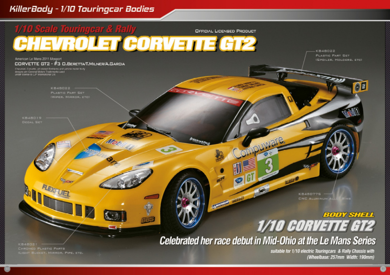 Chevrolet Corvette GT2 Bodies