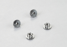 Aluminum wheel nuts (grey) 4pcs.