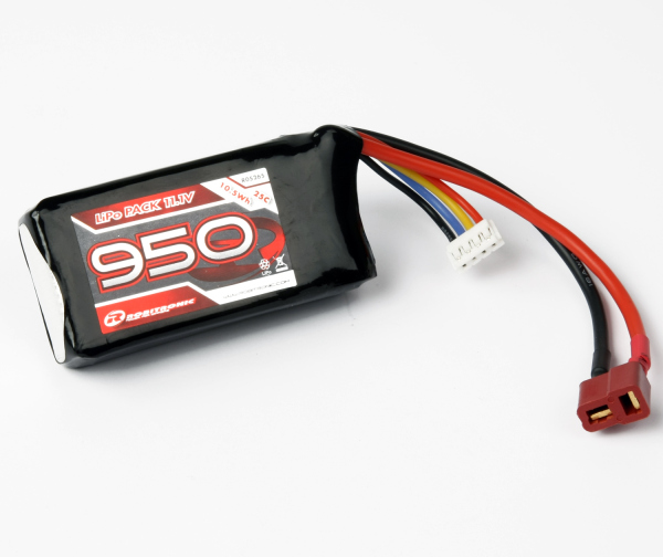 R05265 - Lipo 11,1V, 950mAh, 25C, 3S-1P