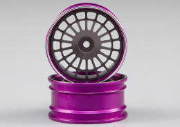 Lancia Delta HF Integrale CNC Alloy Rims (grey / purple)