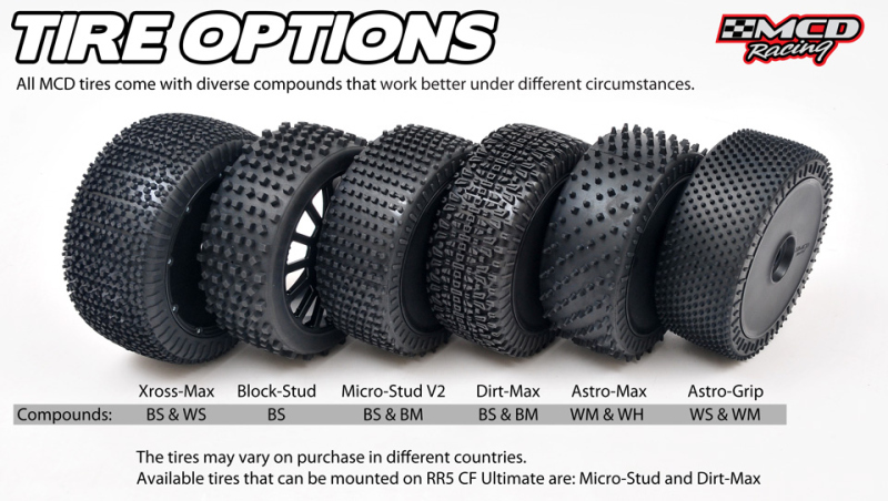 MCD RR5 Tire Options