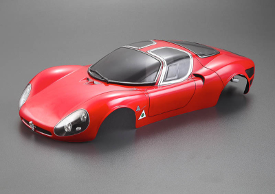 Alfa Romeo Trippo 33 Stradale (1/10), red body, RTU all-in