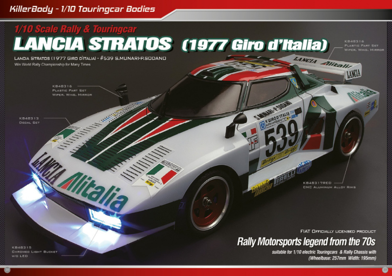 Lancia Stratos (1977 Giro d'Italia) Bodies