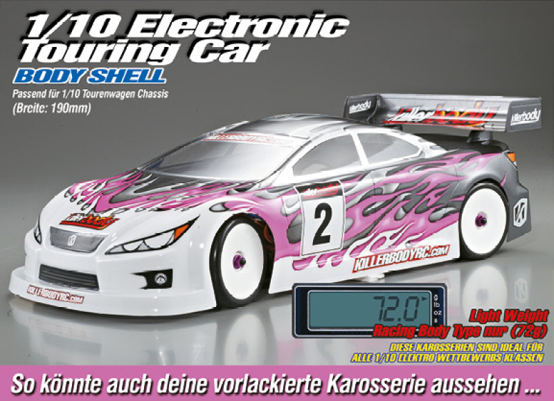 1/10 Tourenwagen "Light Weight" Karosserie