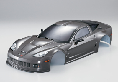 Corvette GT2 (1/10), silver-grey body, RTU all-in