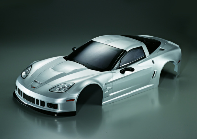 Corvette GT2 (1/7), silver body, RTU all-in