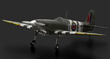 AccuRC Simulator Spitfire Super Glow