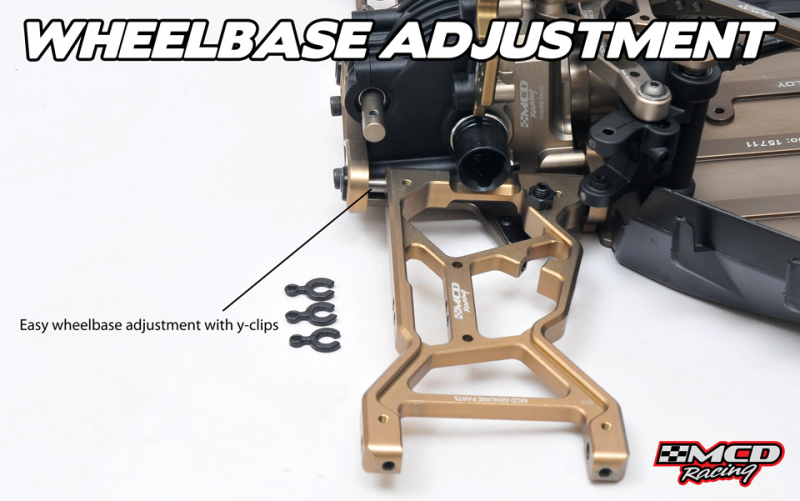 MCD RR5 Wheelbase Adjustment