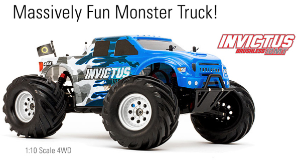 Invictus 10MT RTR 4WD Brushless Monster Truck