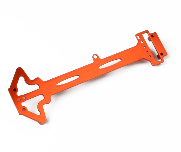 HLNA0166 Aluminium Chassis Top Plate, Orange (Animus SC/TR)