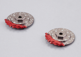 Brake discs with Caliper „grey / red“