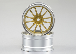 Drift wheels chrome (gold / silver) V-Spoke