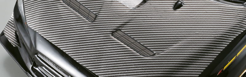 Carbon fiber decal sheet