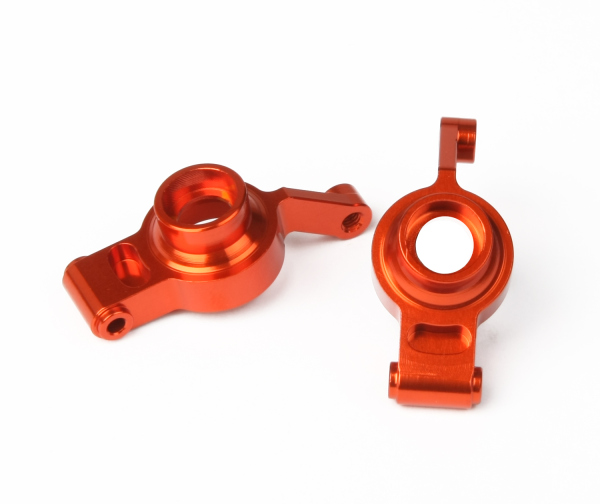 HLNA0167 Aluminium Rear Hub Carriers, 2 Deg, Orange (Animus SC/TR)