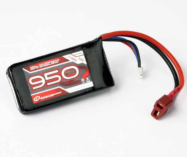 R05264 - Lipo 7,4V, 950mAh, 25C, 2S-1P