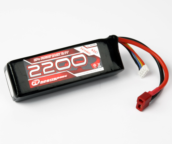 R05260 - Lipo 11,1V, 2200mAh, 45C, 3S-1P