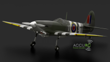 AccuRC Simulator Spitfire Super Glow