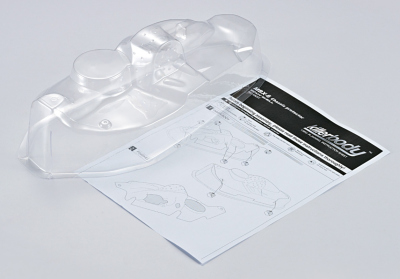 Buggy chassis protection body (1/8), clear, Kit all-in