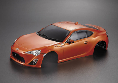 Toyota 86 (1/10), orange body, RTU all-in