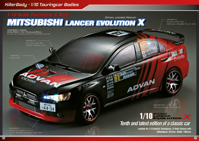 Mitsubishi Lancer Evolution X Bodies